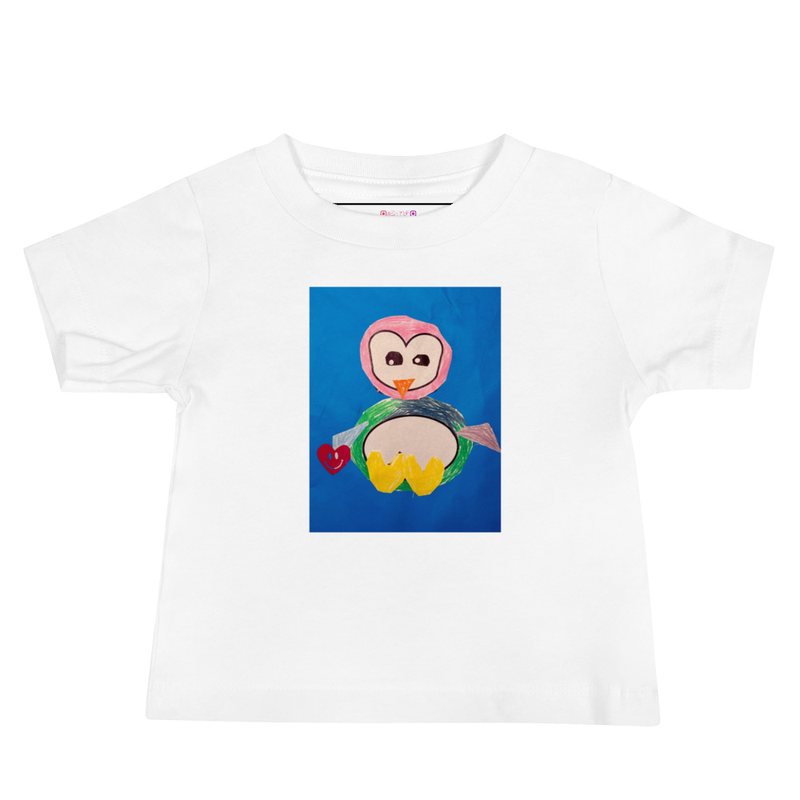 The Penguin - Baby Tee – 6-12m, White