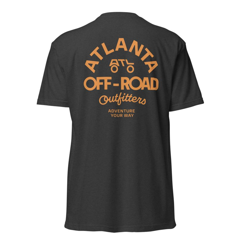 Brand Mark T-shirt (F/R) - ORANGE Logo