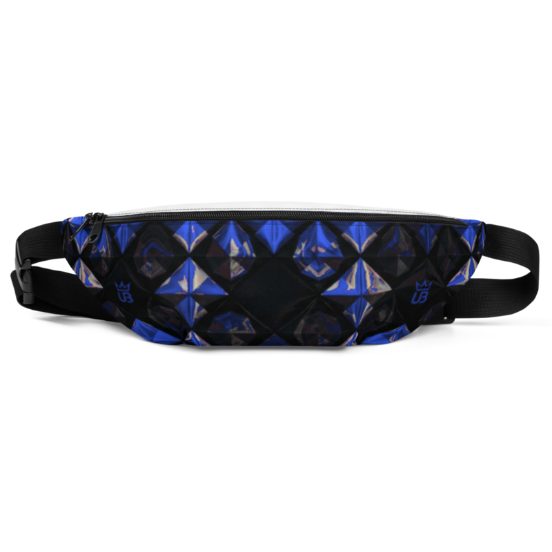 Uncle Benny ® Diamond Mosaic Fanny Pack Neon Blue EST. 2020