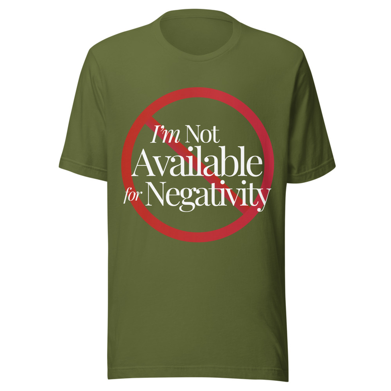 Not Available for Negativity - Light Tone – S, Olive