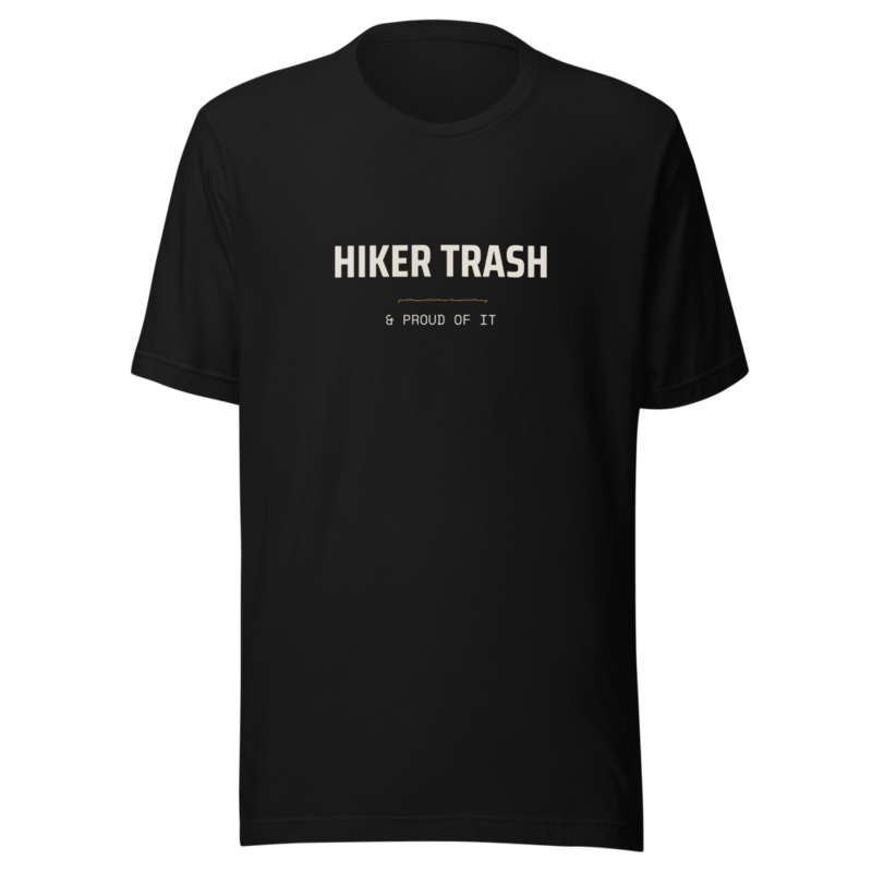 HIKER TRASH Tee mockup