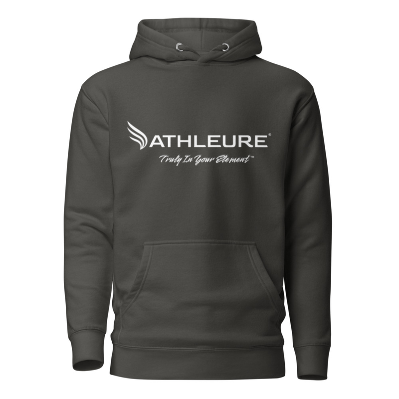 ATHLEURE® - Unisex Hoodie – S, Vintage Black