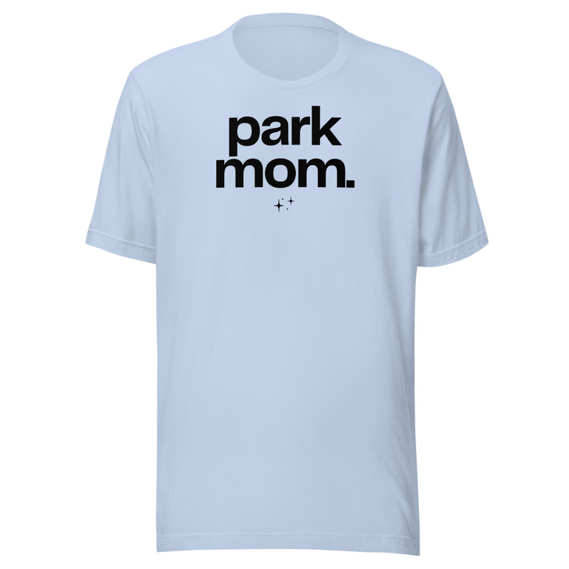 Park Mom Tee – XS, Baby Blue