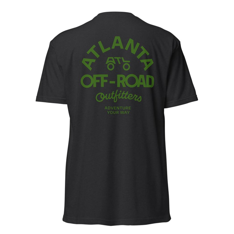 Brand Mark T-Shirt (F/R) - GREEN LOGO – S, Black