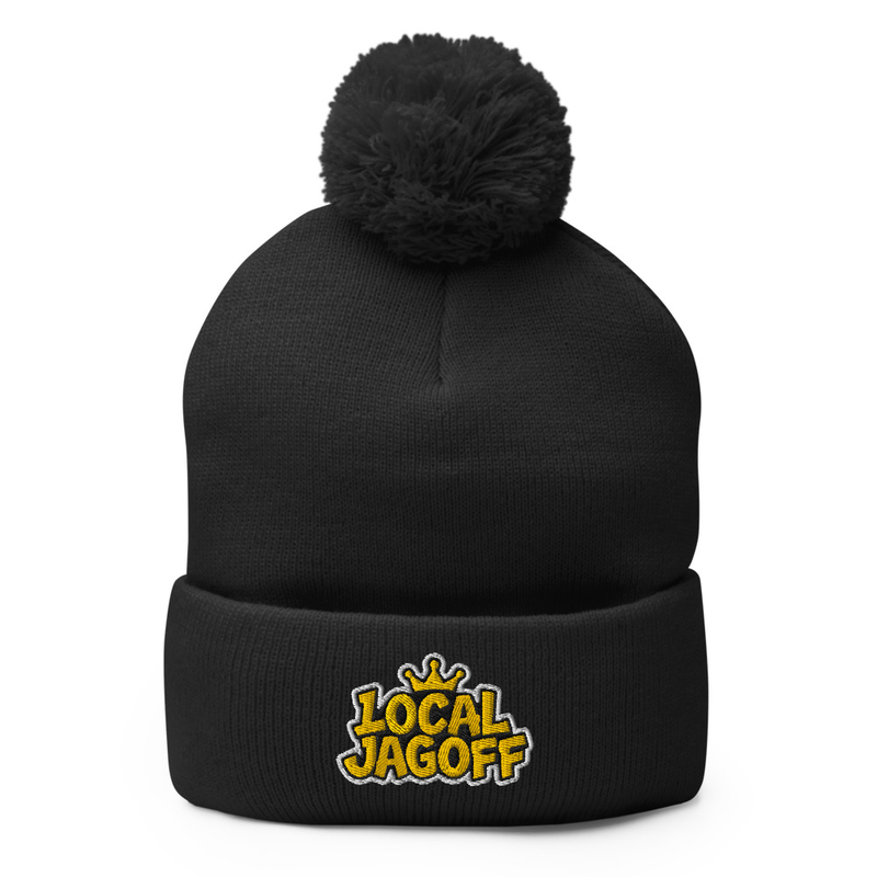 Local Jagoff Crown Pom-Pom Beanie