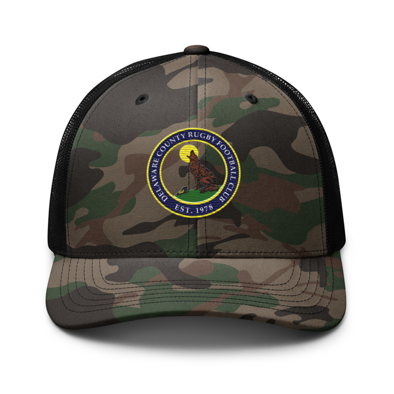 Delco Youth Rugby Camouflage trucker hat