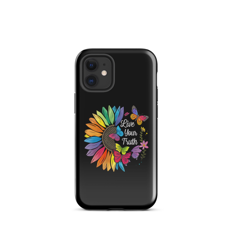 Live Your Truth Tough Case for iPhone® – iPhone 12 mini, Glossy