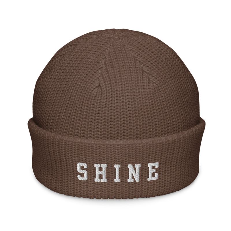 SHINE Fisherman Beanie – Walnut