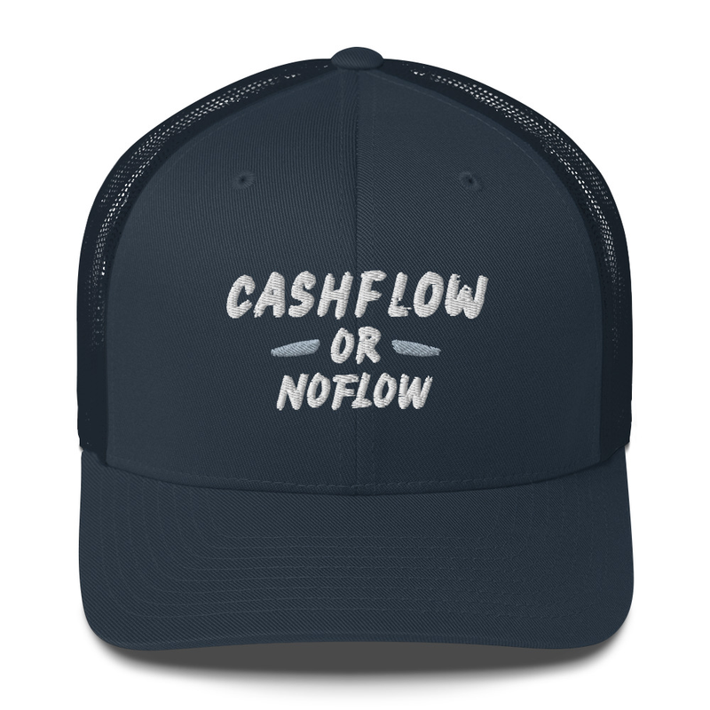 #CashflowOrNoflow Hat – One size, Navy