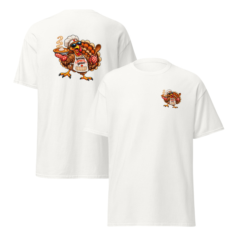 Festive Baking Turkey Unisex classic tee