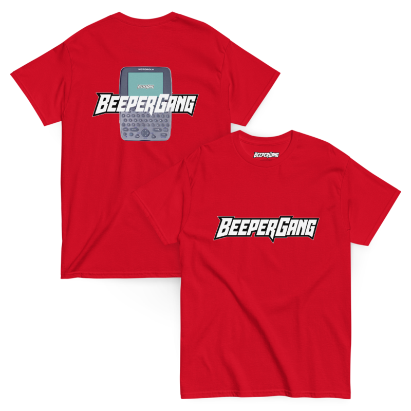 New Logo Beepergang tee