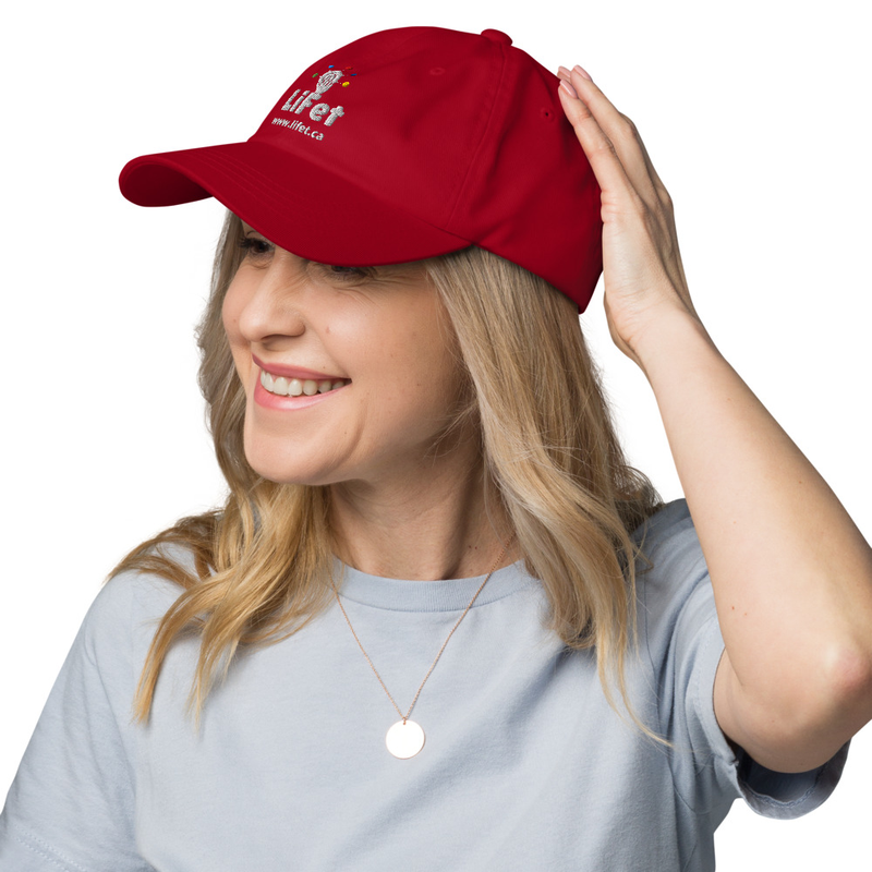 LiFet Dad hat – One size, Cranberry