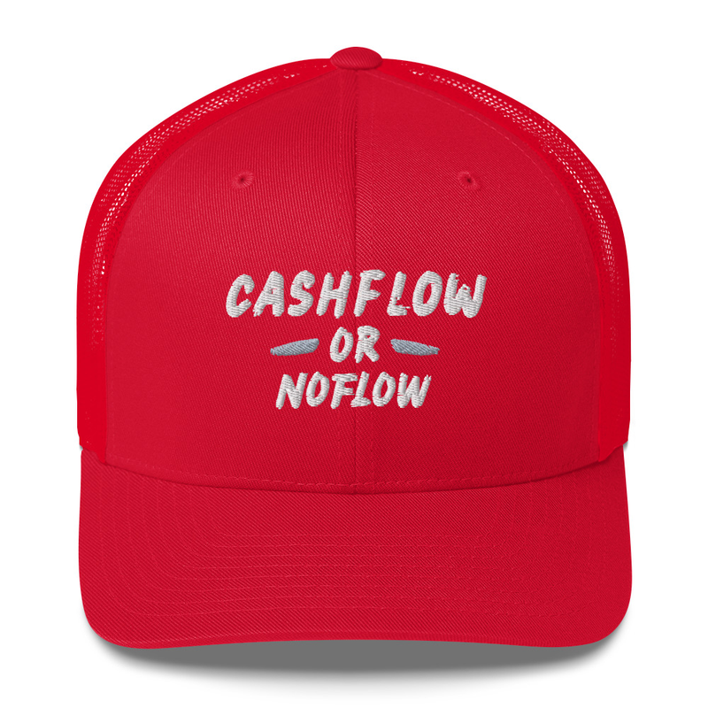 #CashflowOrNoflow Hat – One size, Red