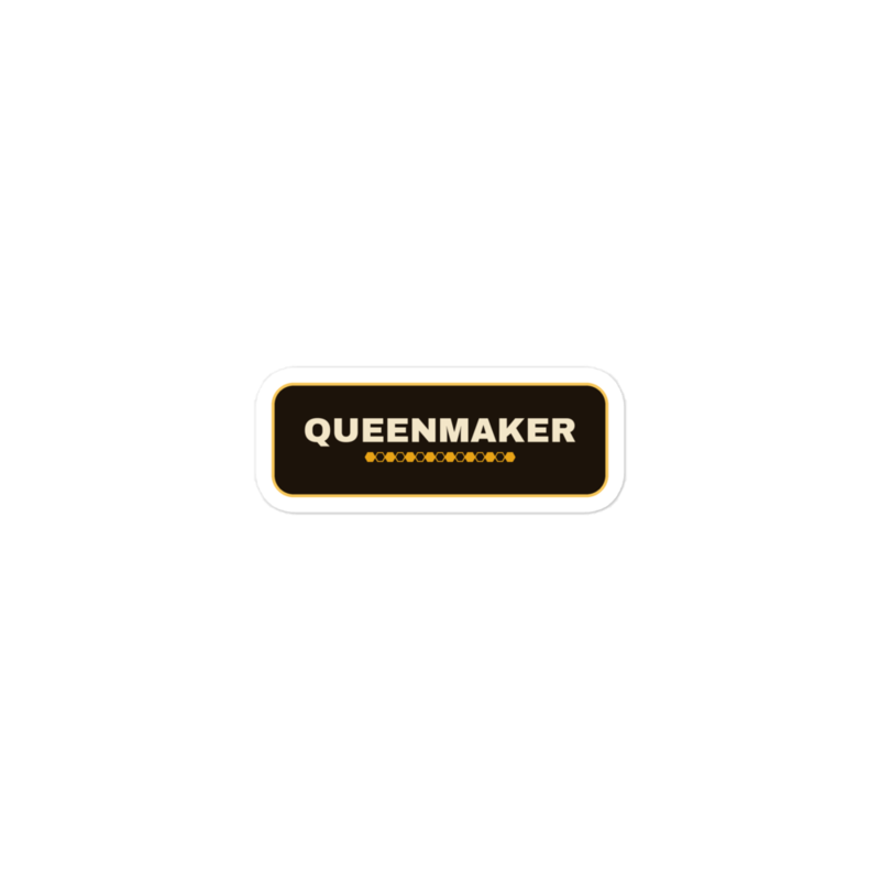 QUEENMAKER Sticker mockup