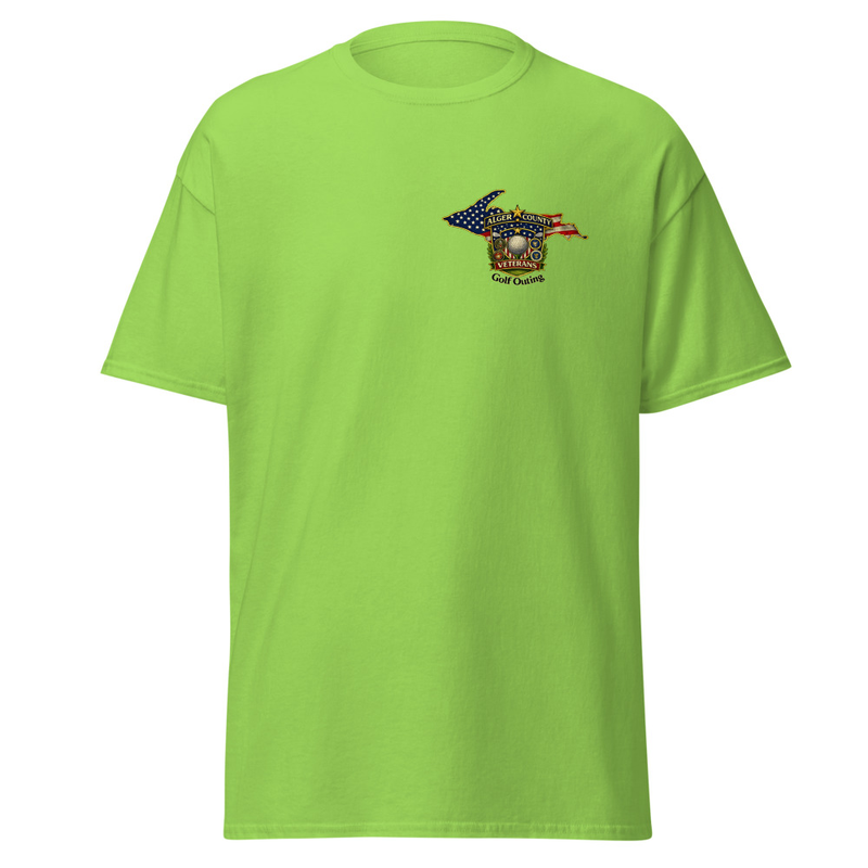 UP Golf 250 Fireworks Unisex classic tee – S, Lime