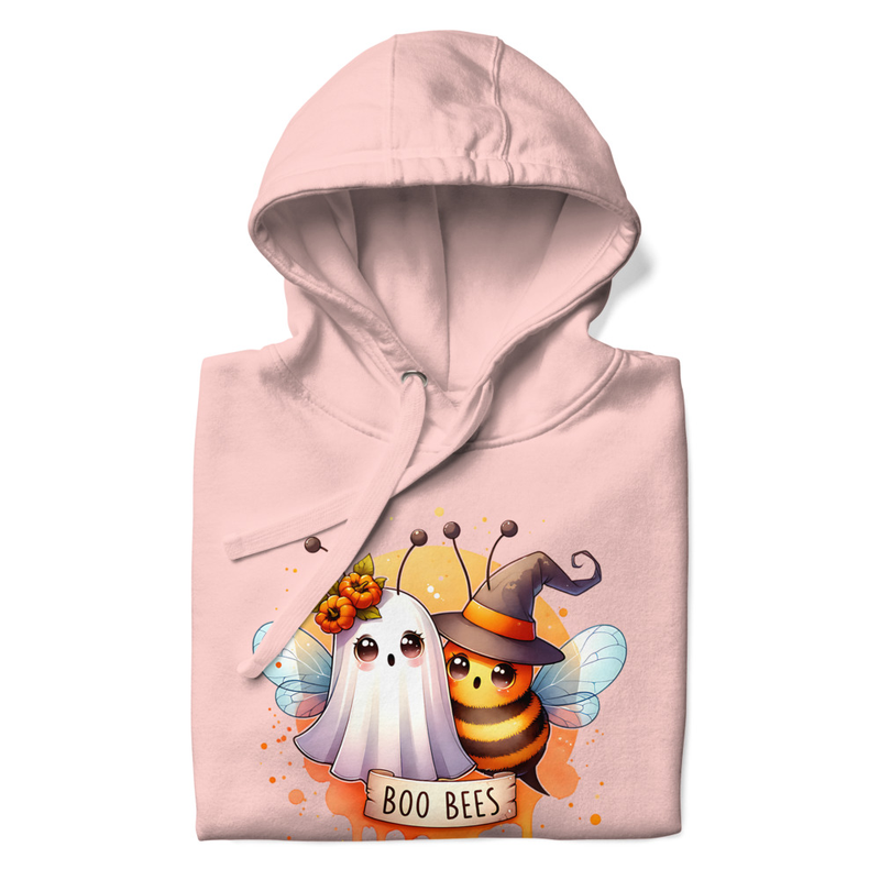 Halloween Boo Bees Shirt Design, Cute Ghost and Witch Bee Autumn Graphic – view 3