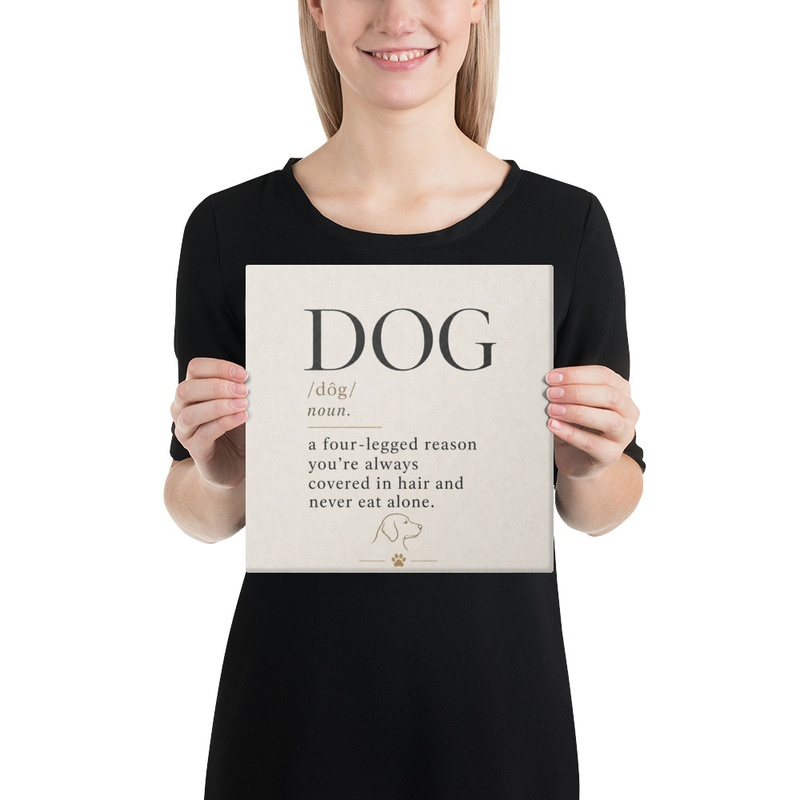 Dog, Defined Canvas in Default