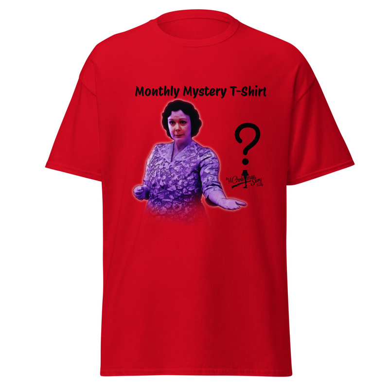 Mystery T-Shirt — A Christmas Story Family Exclusive – XL, Red
