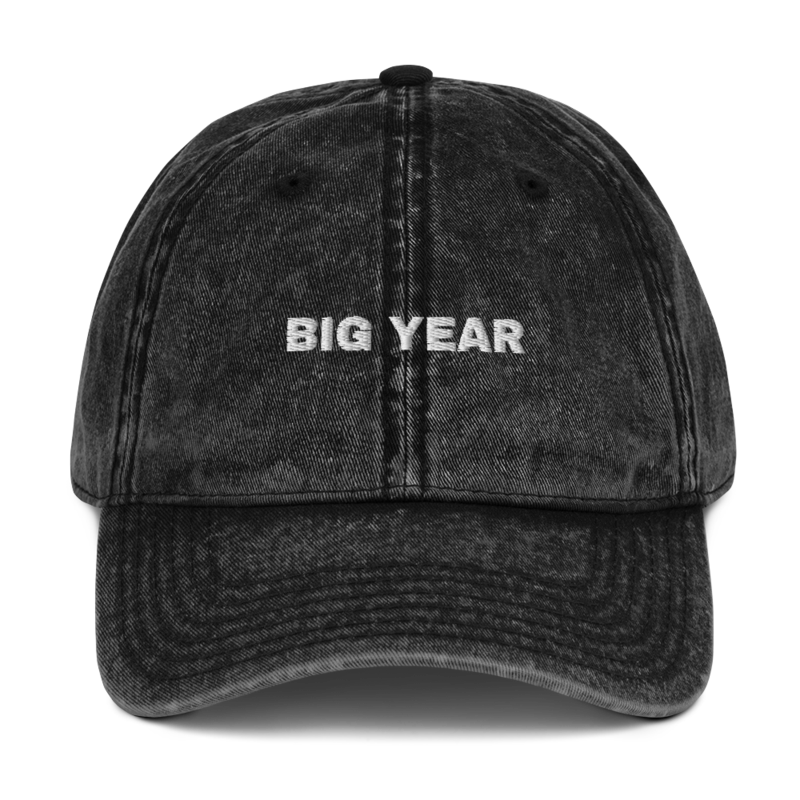 BIG YEAR Dad Hat mockup
