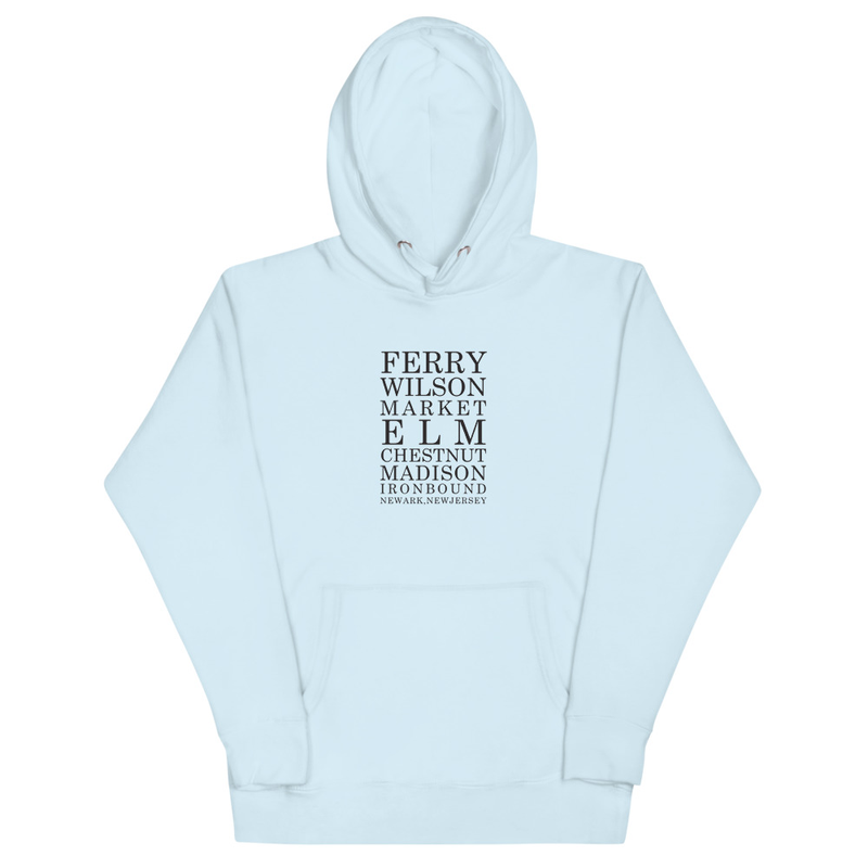 Street Hoodie – S, Sky Blue