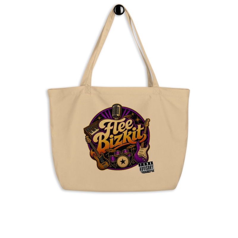 Large organic tote bag