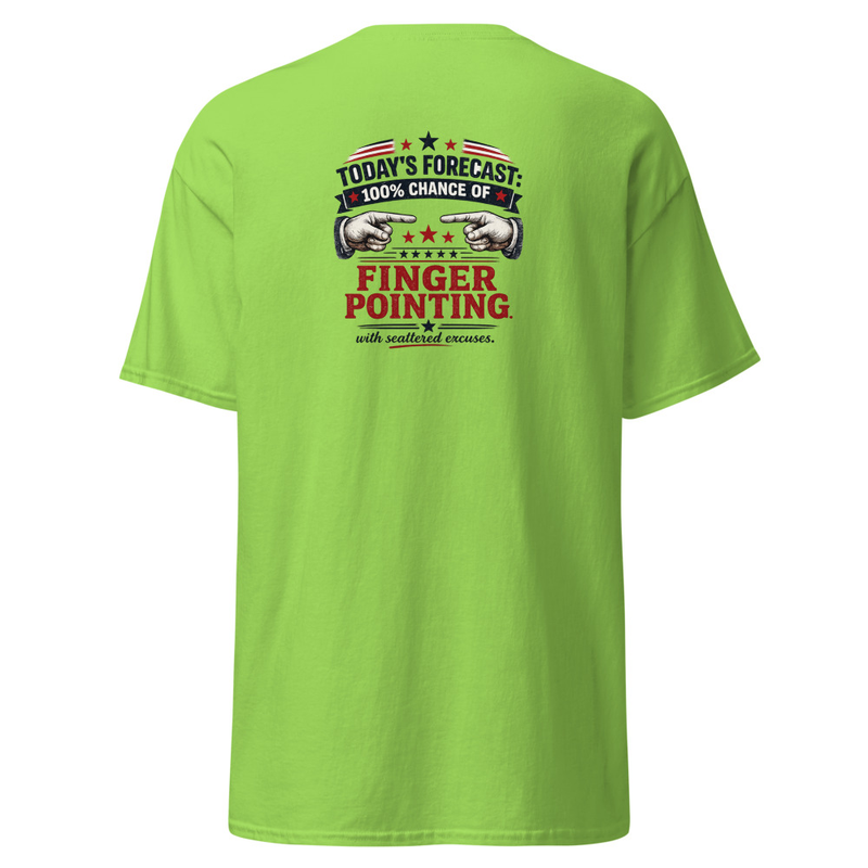 Finger Pointing Unisex classic tee – S, Lime