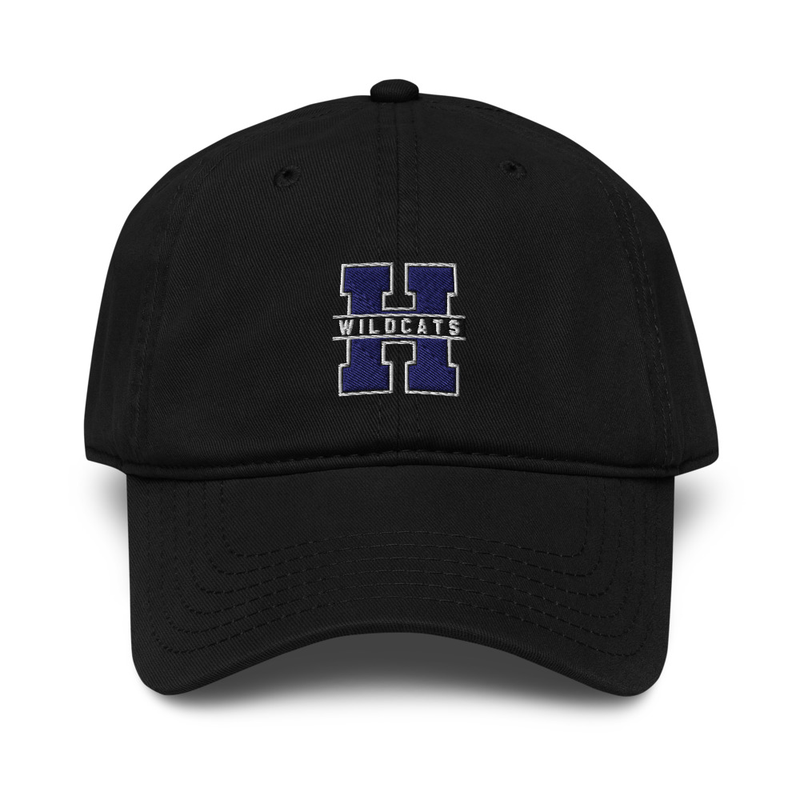 Embroidered Wildcats Washed Baseball Cap