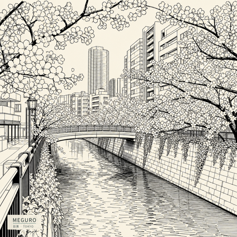 Meguro(目黒)のアートワーク