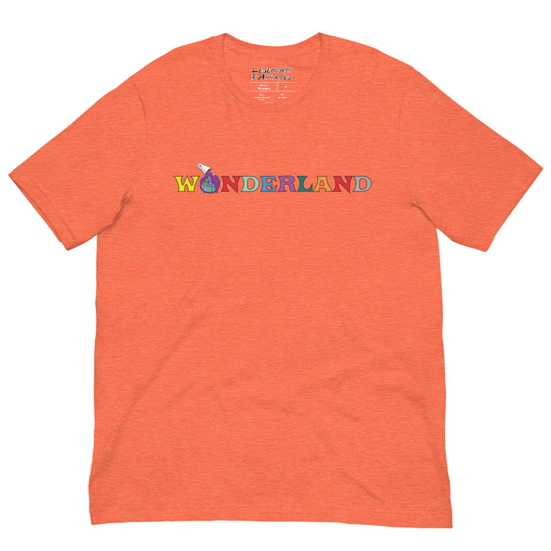[ wonderLAnd ] tee – XL, Heather Orange