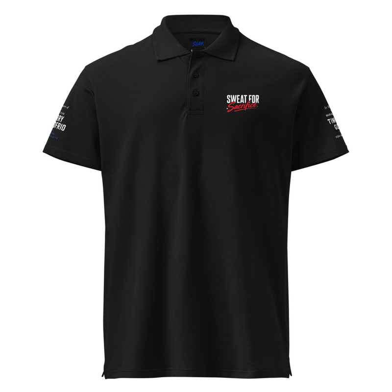 Sweat For Sacrifice Polo- Unisex, Men's Sizing