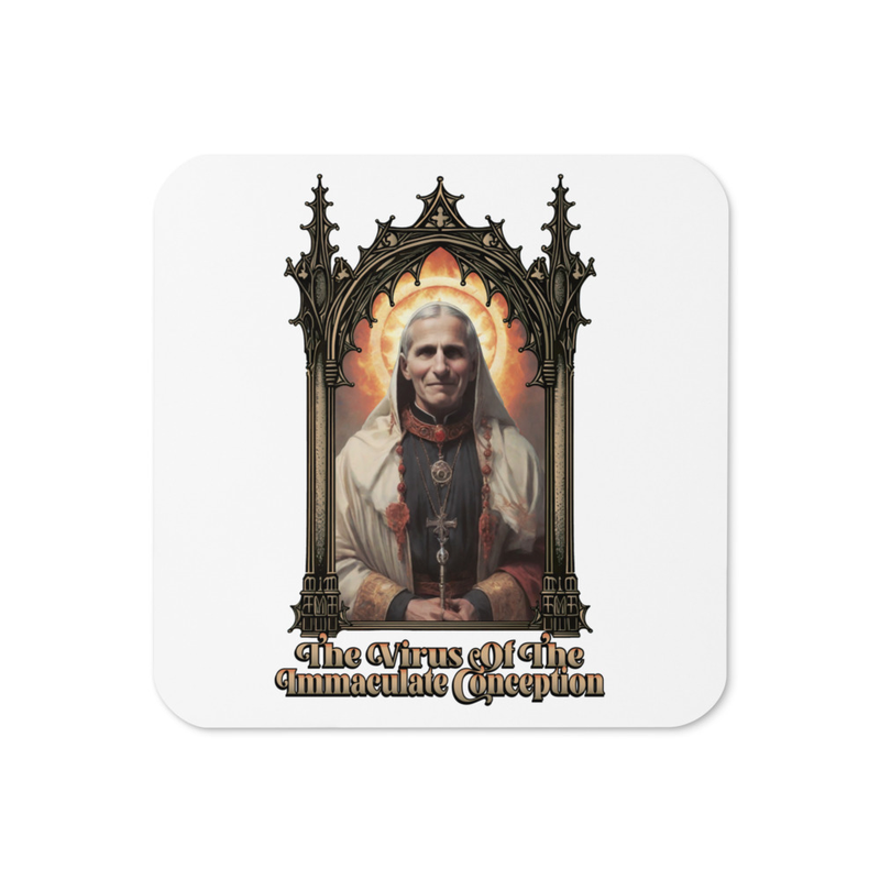 Virus of the Immaculate Conception Cork-back coaster