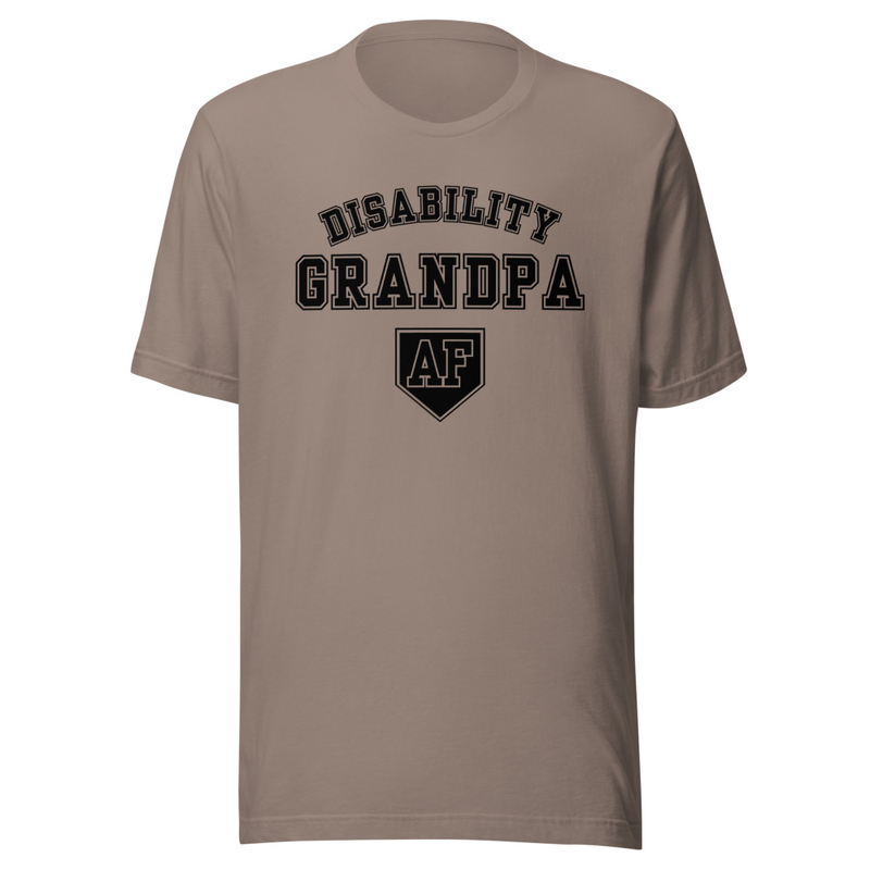Disability Grandpa AF *black text* – L, Pebble