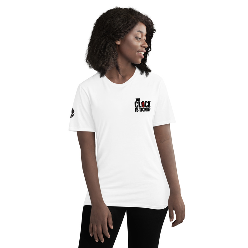 "The Clock is Ticking" Minimalist Short-Sleeve T-Shirt V1
