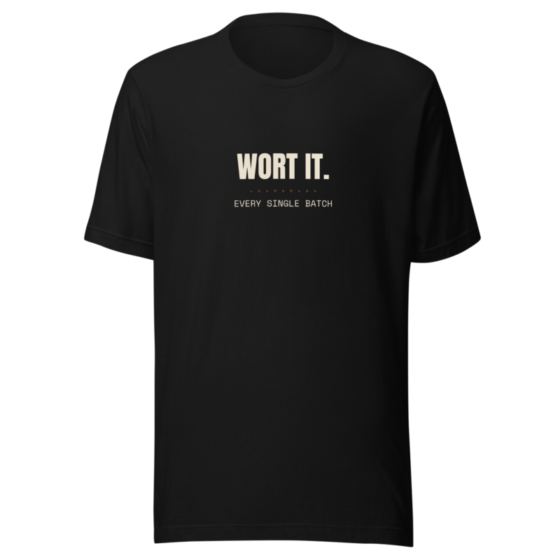 WORT IT. Tee mockup