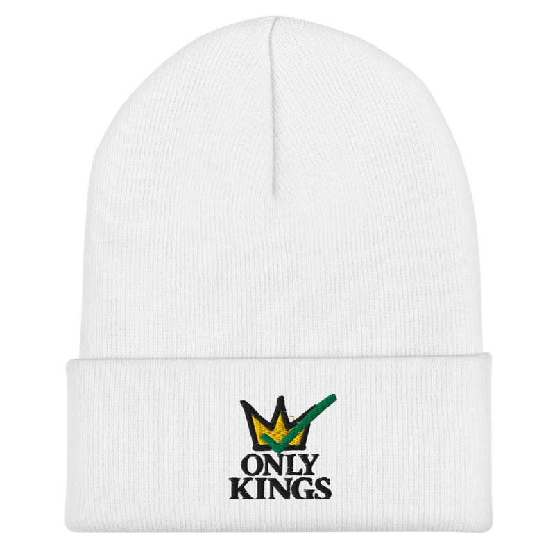 Cuffed Beanie – One size, White