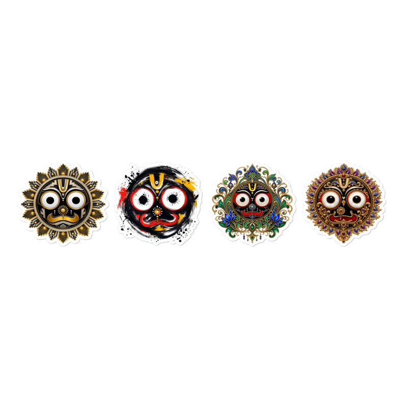 Jagannatha Art 4 Stickers