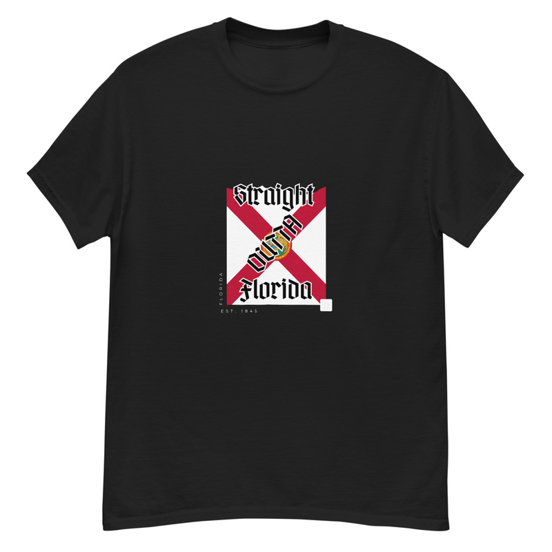 Straight Outta Florida - tee – S, Black