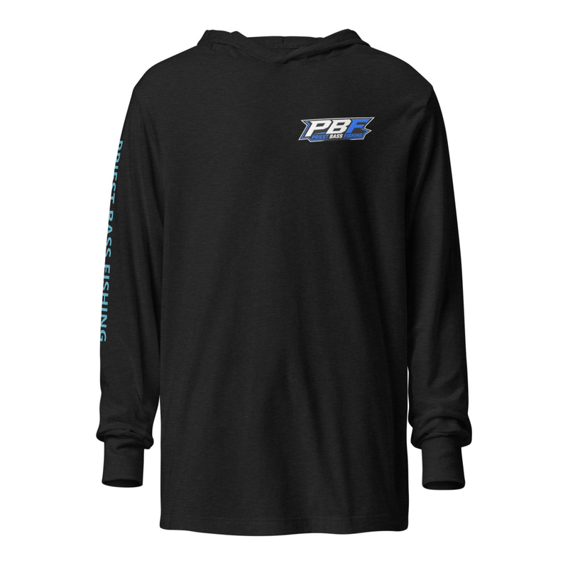 PBF Hooded Long Sleeve Tee official product mockup