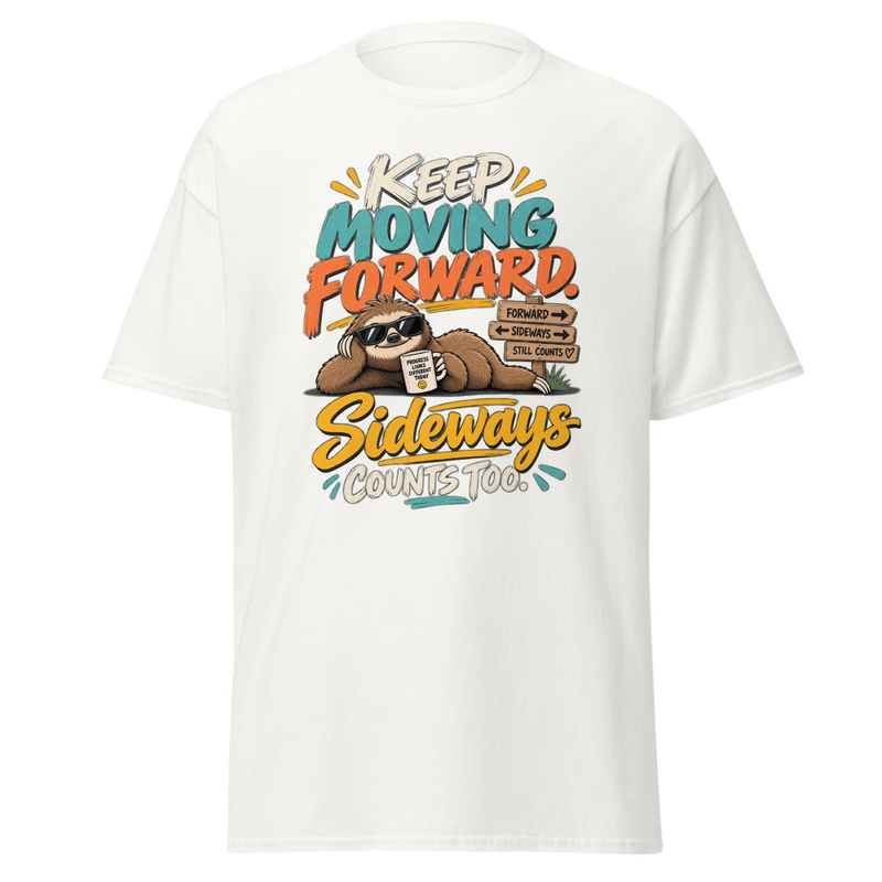 Keep Moving - Unisex classic tee – S, White