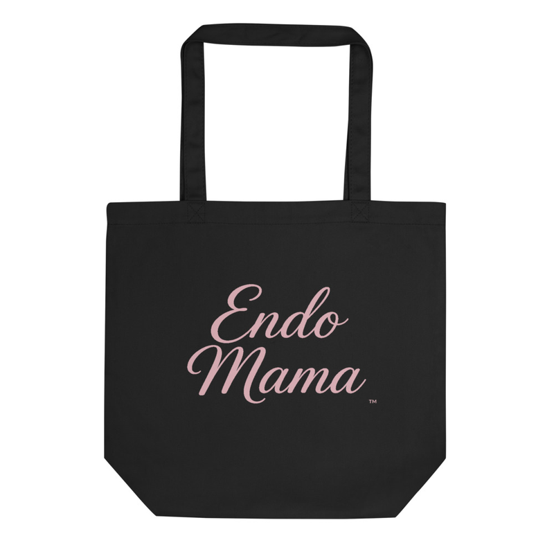 Endo Mama Eco Tote Black Bag