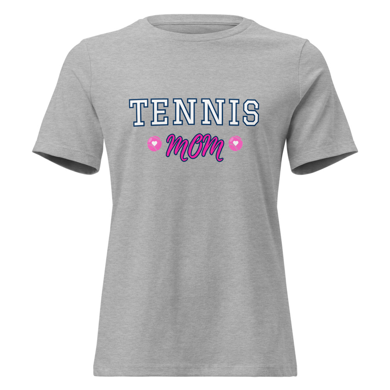 Tennis Mom -  Relaxed T-Shirt – XL, Athletic Heather