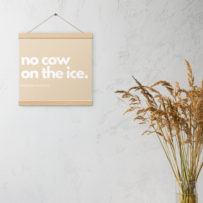 Poster - no cow on the ice view 3