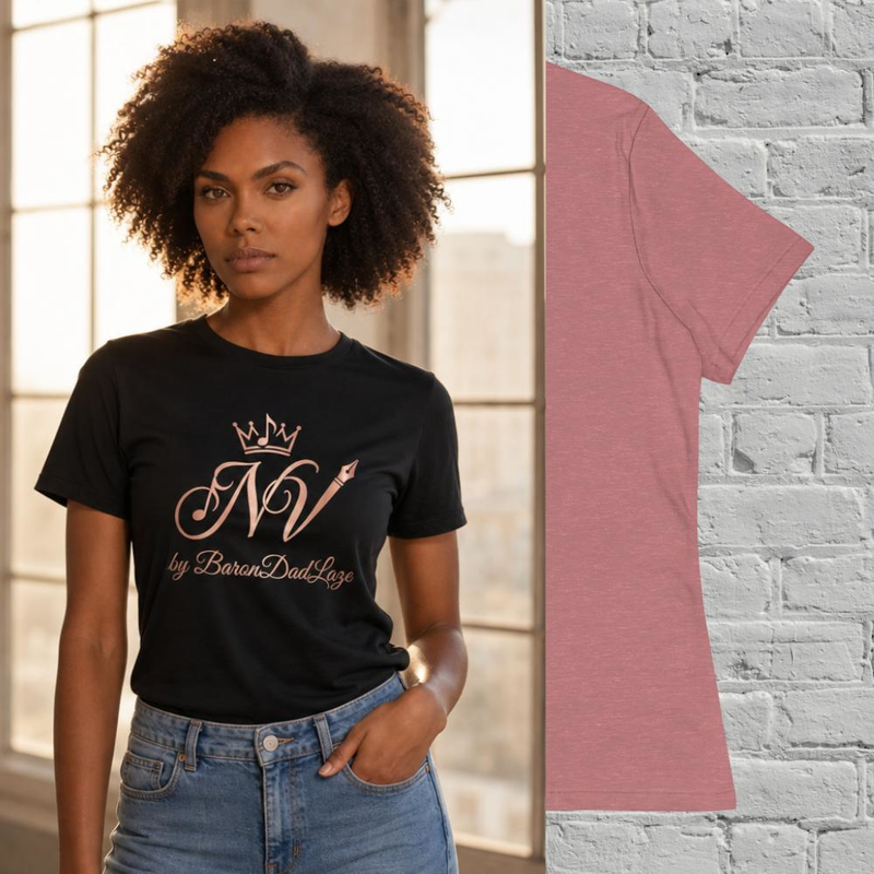 BaronDadLaze "Note & Verse" Women's Relaxed T-Shirt