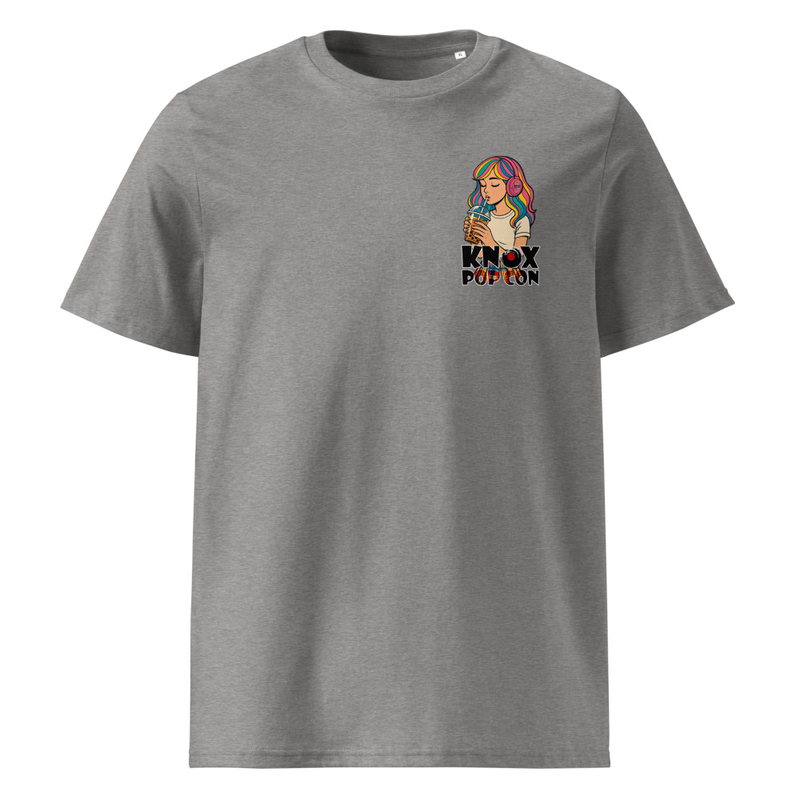 Knox Pop Con Mascot Logo Unisex organic ribbed neck t-shirt