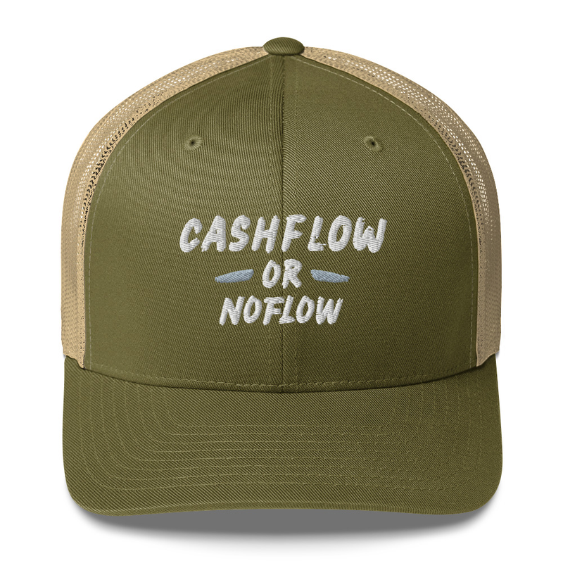 #CashflowOrNoflow Hat – One size, Moss/ Khaki