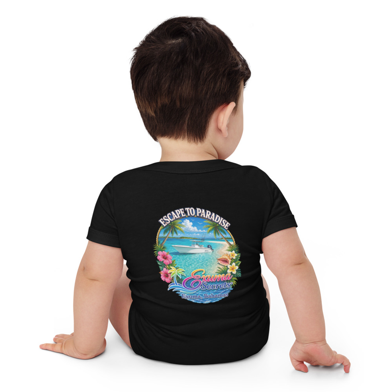 Escape to Paradise Baby short sleeve one piece