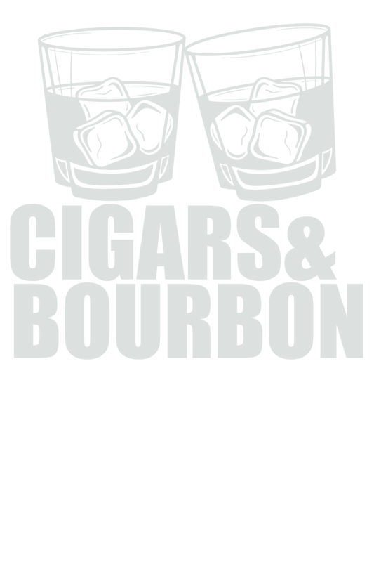 Cigars and Bourbon - Whiskey Stogie - Men’s premium heavyweight tee