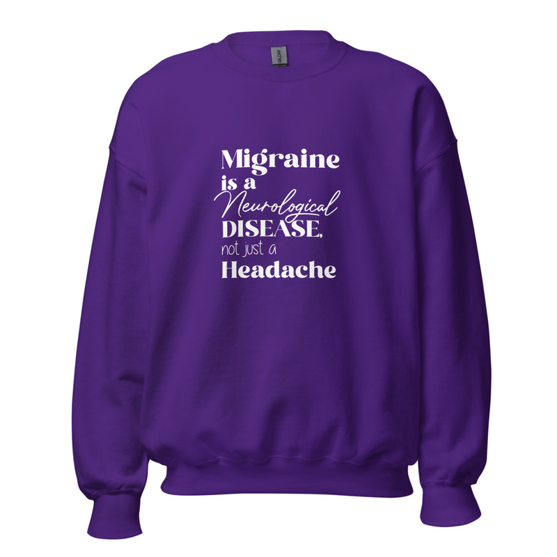 Migraine Is a Neurological Disease Sweatshirt thumbnail 4