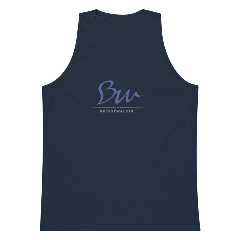 BridgeWalker Unisex Premium Tank Top - Own Asphalt Edition – M, Navy