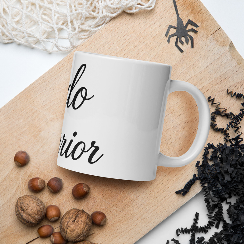 Endo Warrior White Glossy Mug – Image 4